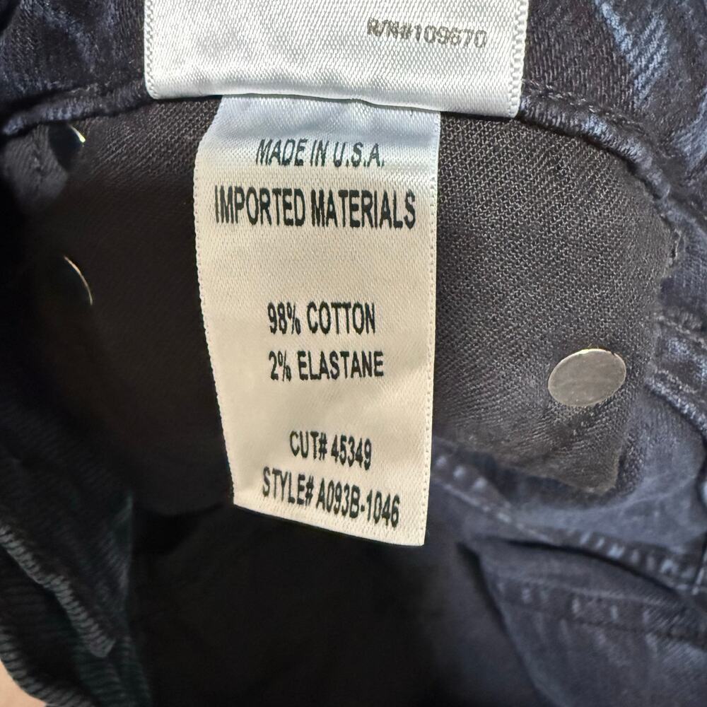Agolde Nico High Rise Button Fly Slim Jeans Dark Wash Casual Minimalist Sz 25 - Picture 3 of 7